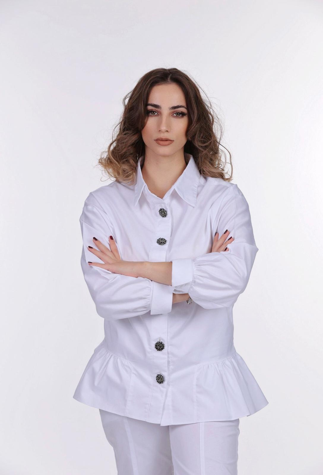 Bluză medicală Royal White