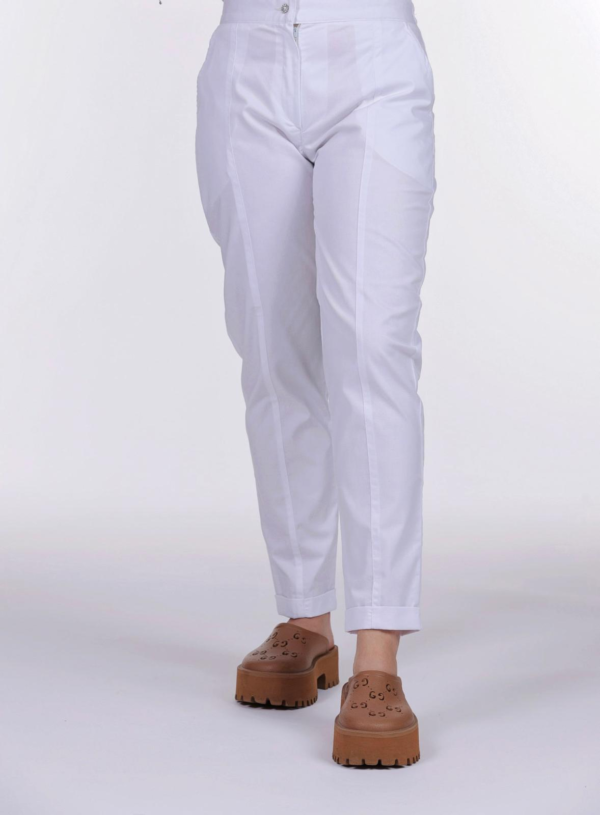 Pantaloni medicali Royal White